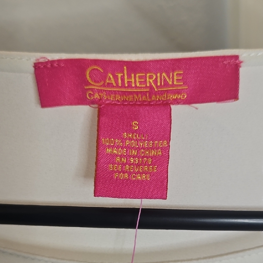 Catherine Malandrino Ivory Long Sleeve Blouse - Picture 3 of 8